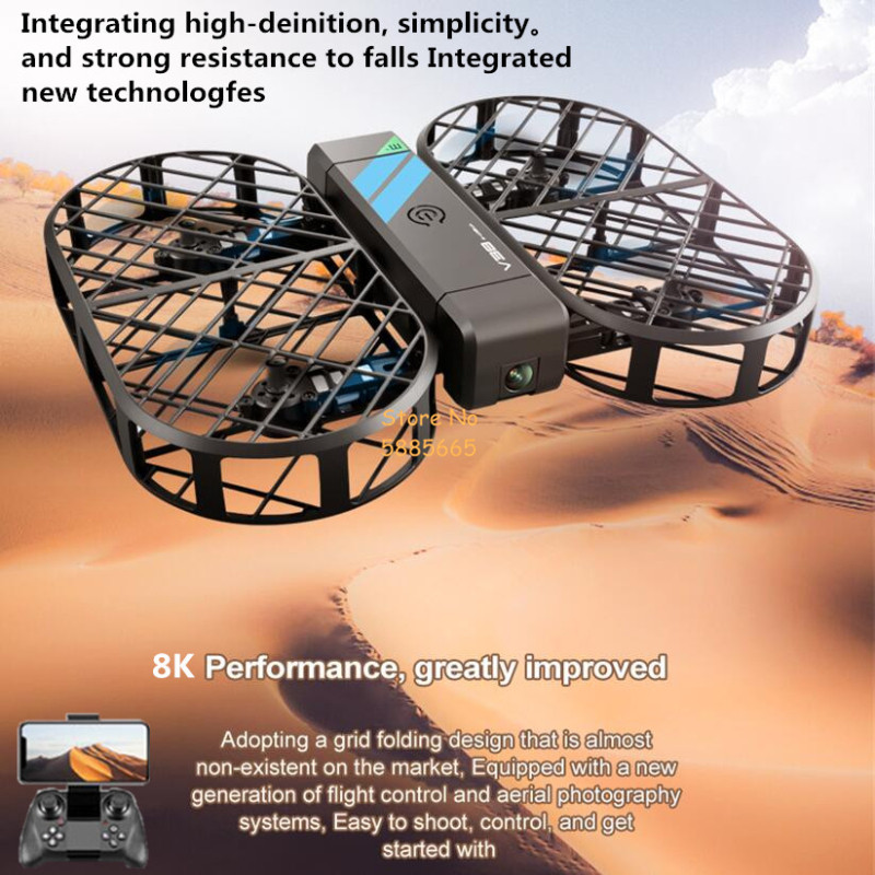 Rc Helicopter Mini - 8K HD 카메라 360 ° 보호