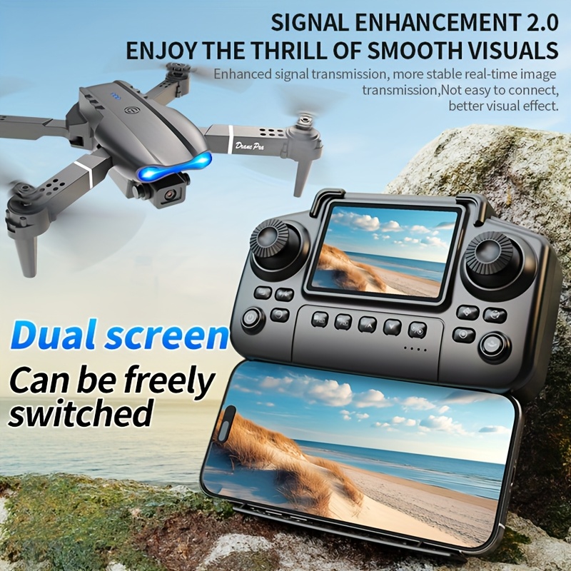 E99 PRO MAX: 듀얼 HD 카메라, 화면이 있는 - Rc Helicopter Tool Kit 리뷰 및 가격